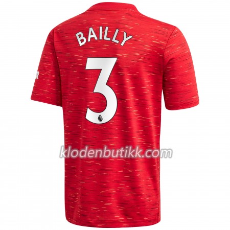 Manchester United Eric Bailly 3 Hjemme Fotballdrakt 2020-2021 Kortermet